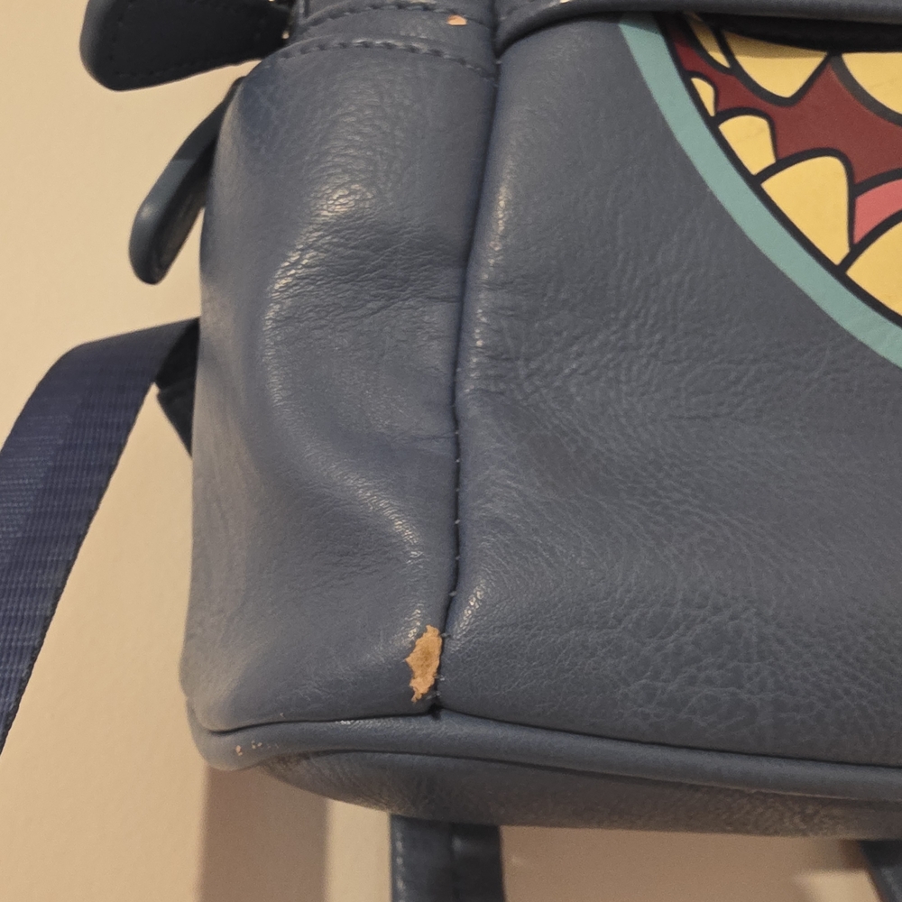 Loungefly Blue and Purple Stitch Mini Backpack - Picture 3 of 9